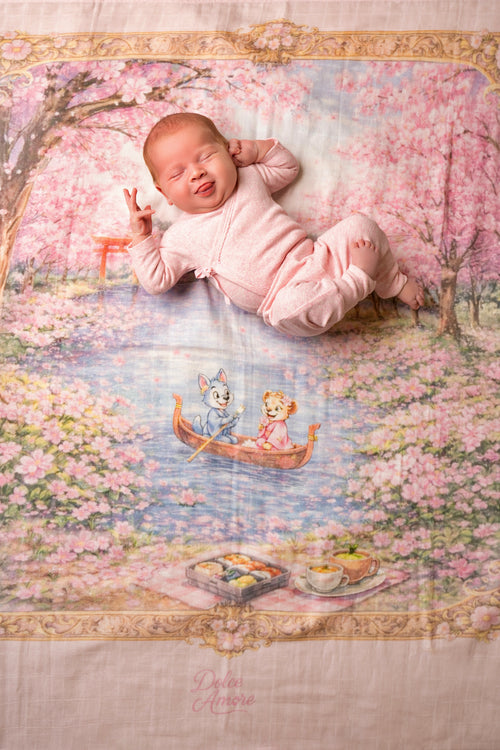 Muslin Swaddles - Cherryblossom