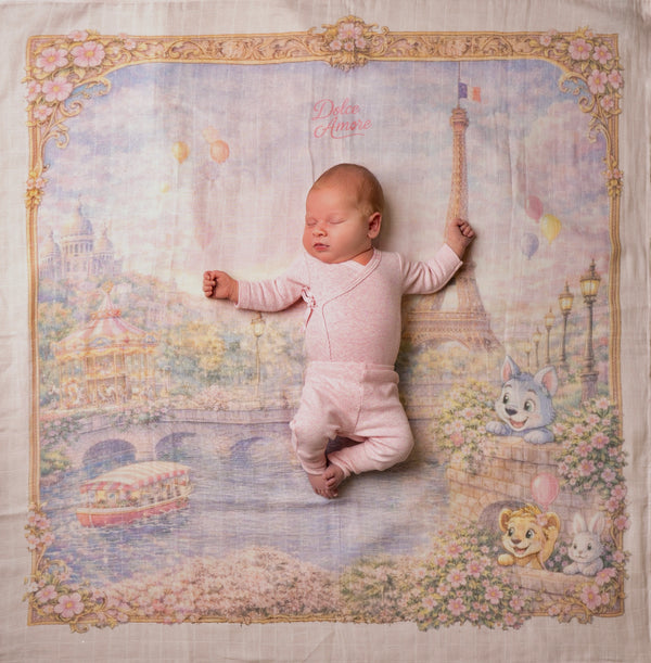 Muslin Swaddles - Paris